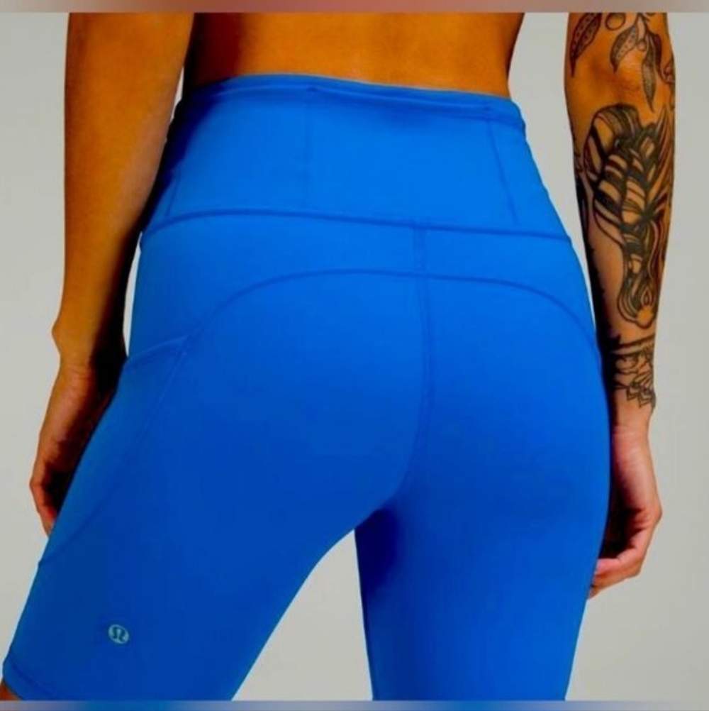 lululemon athletica High-Rise Performance Capris - Bright Blue
